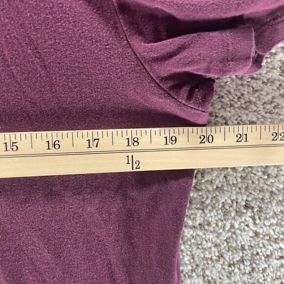 Express Polo Shirt Adult Medium Purple Stretch Moisture Wicking Cotton Preppy - Picture 7 of 11